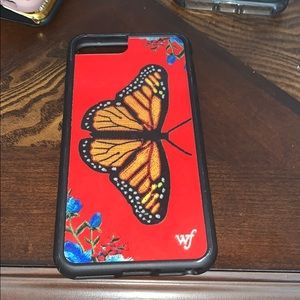 a butterfly wildflower case
